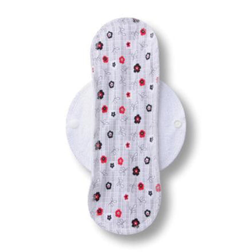 Reusable Cloth Menstrual Pads for Period with Wings; Washable Sanitary Towels for Women, Girls and Teens, Organic Cotton or Bamboo Feminine Liners MADE IN EU; for light and heavy flow, incontinence
