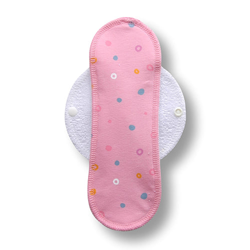 Reusable Cloth Menstrual Pads for Period with Wings; Washable Sanitary Towels for Women, Girls and Teens, Organic Cotton or Bamboo Feminine Liners MADE IN EU; for light and heavy flow, incontinence