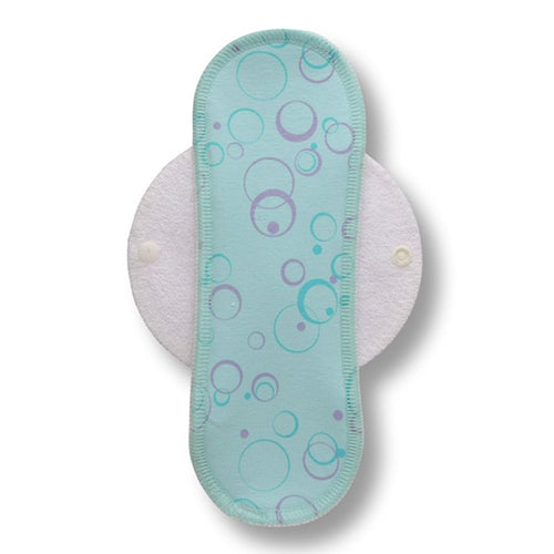 Reusable Cloth Menstrual Pads for Period with Wings; Washable Sanitary Towels for Women, Girls and Teens, Organic Cotton or Bamboo Feminine Liners MADE IN EU; for light and heavy flow, incontinence