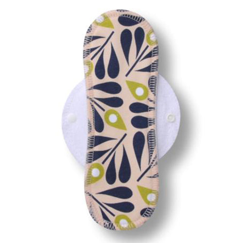 Reusable Cloth Menstrual Pads for Period with Wings; Washable Sanitary Towels for Women, Girls and Teens, Organic Cotton or Bamboo Feminine Liners MADE IN EU; for light and heavy flow, incontinence