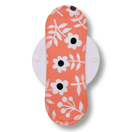 Reusable Cloth Menstrual Pads for Period with Wings; Washable Sanitary Towels for Women, Girls and Teens, Organic Cotton or Bamboo Feminine Liners MADE IN EU; for light and heavy flow, incontinence
