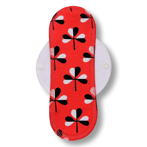 Reusable Cloth Menstrual Pads for Period with Wings; Washable Sanitary Towels for Women, Girls and Teens, Organic Cotton or Bamboo Feminine Liners MADE IN EU; for light and heavy flow, incontinence