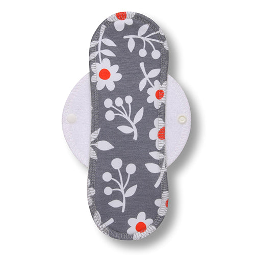 Reusable Cloth Menstrual Pads for Period with Wings; Washable Sanitary Towels for Women, Girls and Teens, Organic Cotton or Bamboo Feminine Liners MADE IN EU; for light and heavy flow, incontinence