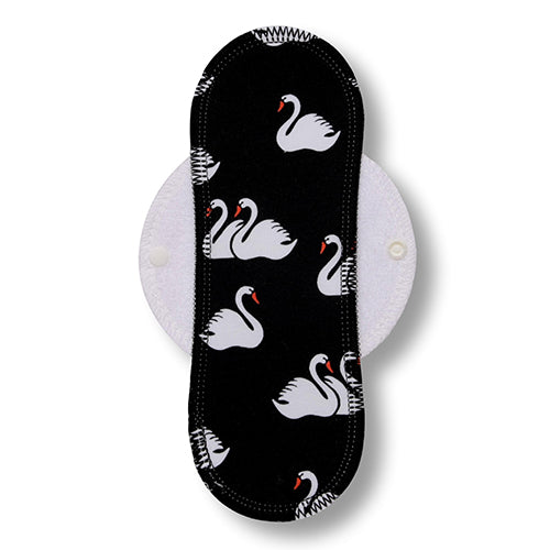 Reusable Cloth Menstrual Pads for Period with Wings; Washable Sanitary Towels for Women, Girls and Teens, Organic Cotton or Bamboo Feminine Liners MADE IN EU; for light and heavy flow, incontinence