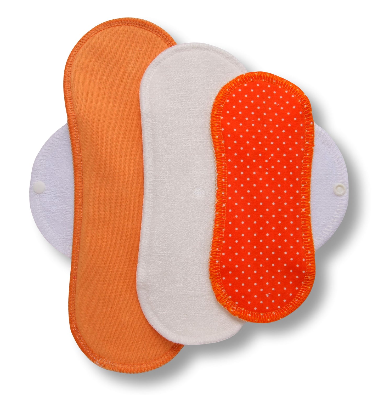 Racman Reusable Cloth Menstrual Pads for Period with Wings; Washable Sanitary Towels for Women, Girls and Teens, Organic Cotton or Bamboo Feminine Liners MADE IN EU; for light and heavy flow, incontinence; also proudly manufactured under other trusted brand names like Natissy