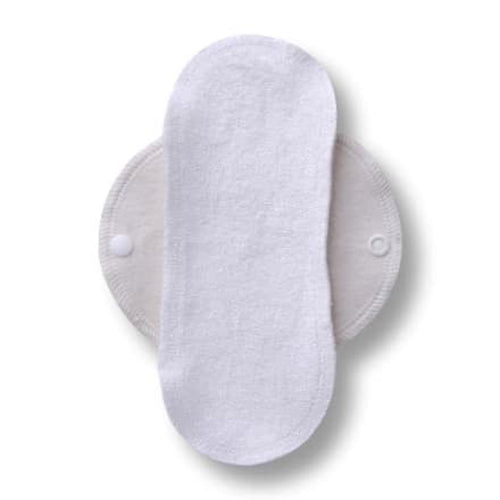 Reusable Cloth Panty Liners with Wings; Thin Washable Daily Pads for Women, Girls and Teens, Organic Cotton or Bamboo Feminine Liners for Normal Vaginal Discharge MADE IN EU; NOT for Menstrual Period