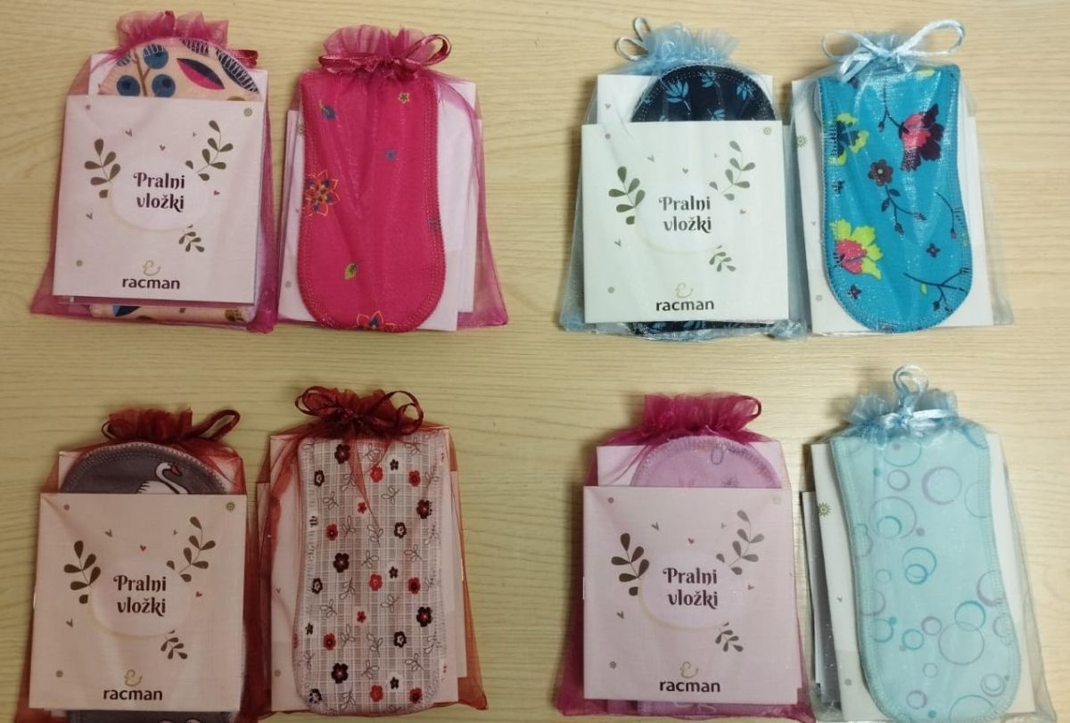 Reusable Cloth Menstrual Pads for Period with Wings; Washable Sanitary Towels for Women, Girls and Teens, Organic Cotton or Bamboo Feminine Liners MADE IN EU; for light and heavy flow, incontinence