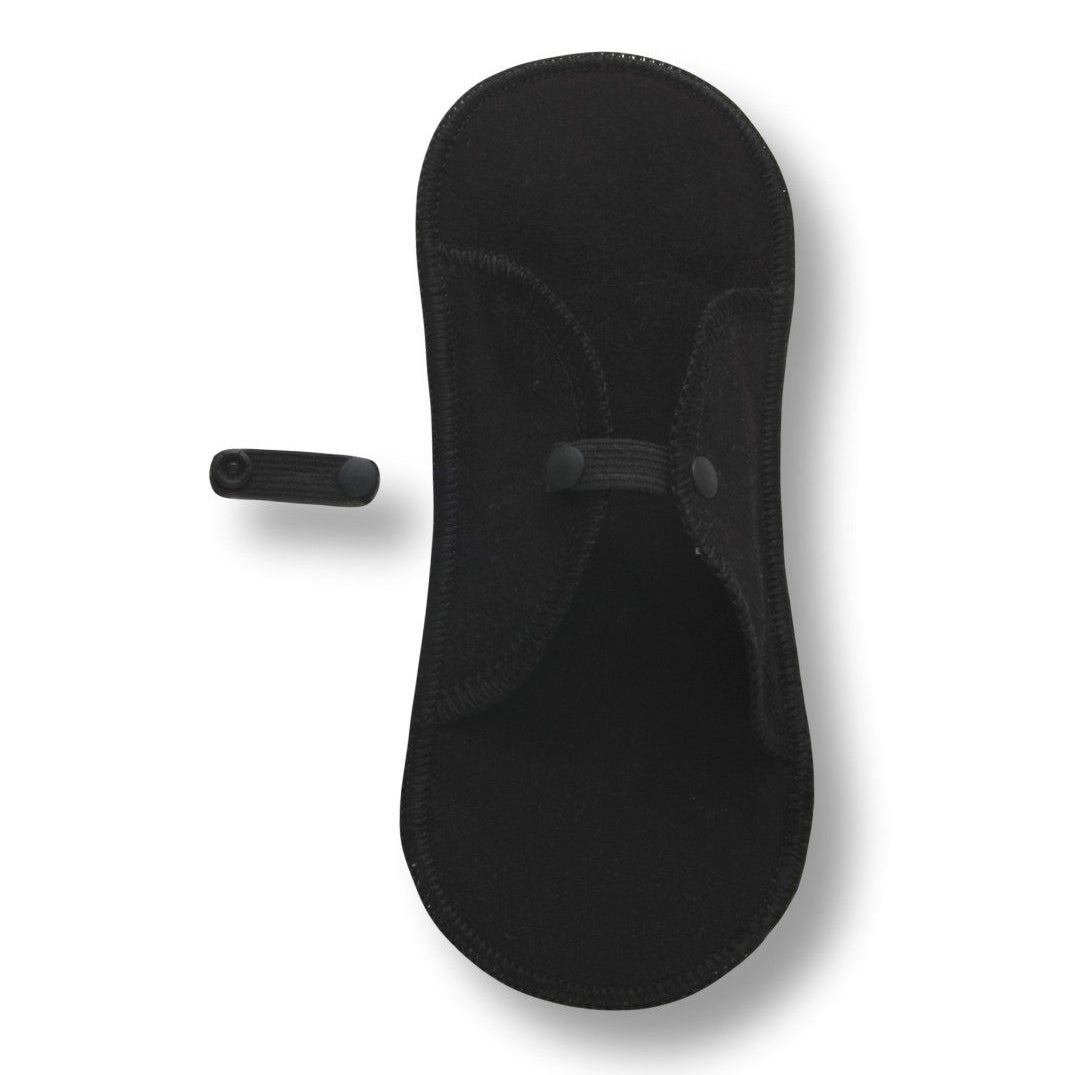 Elastic Wing Extension for Reusable Cloth Menstrual Period Pads for Women and Washable Feminine Daily Panty Liners for Vaginal Discharge when the Gusset of your Underwear is too Wide for perfect fit
