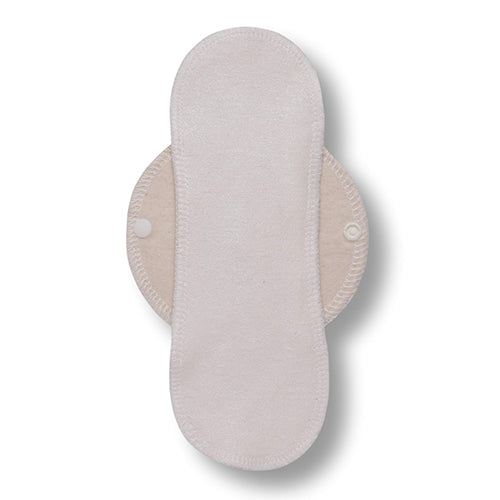 Reusable Cloth Panty Liners with Wings; Thin Washable Daily Pads for Women, Girls and Teens, Organic Cotton or Bamboo Feminine Liners for Normal Vaginal Discharge MADE IN EU; NOT for Menstrual Period
