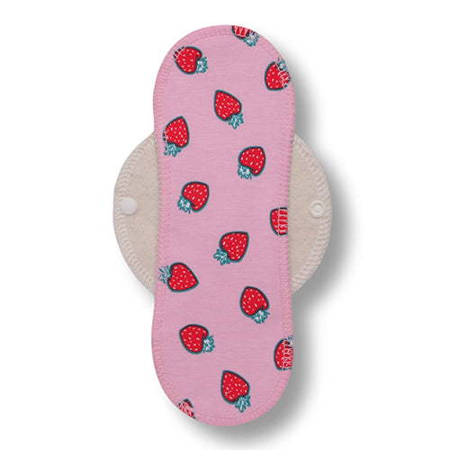 Reusable Cloth Panty Liners with Wings; Thin Washable Daily Pads for Women, Girls and Teens, Organic Cotton or Bamboo Feminine Liners for Normal Vaginal Discharge MADE IN EU; NOT for Menstrual Period