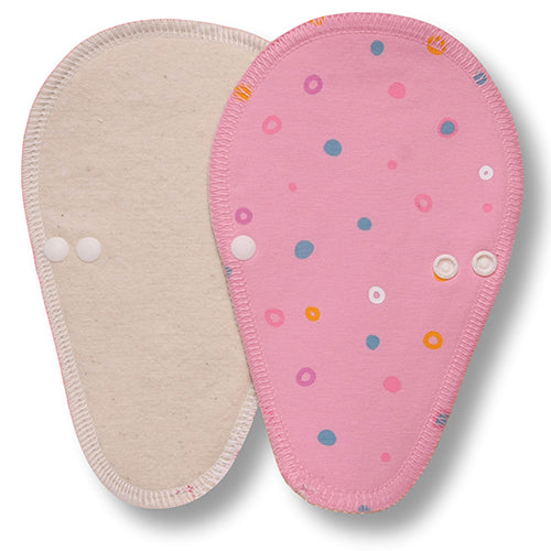 Reusable Tanga Cloth Panty Liners with Wings for Normal or Heavy Feminine Discharge; Organic Cotton or Bamboo Washable Daily Thong Pads for Women, Girls and Teens, MADE IN EU; NOT for Menstrual Period