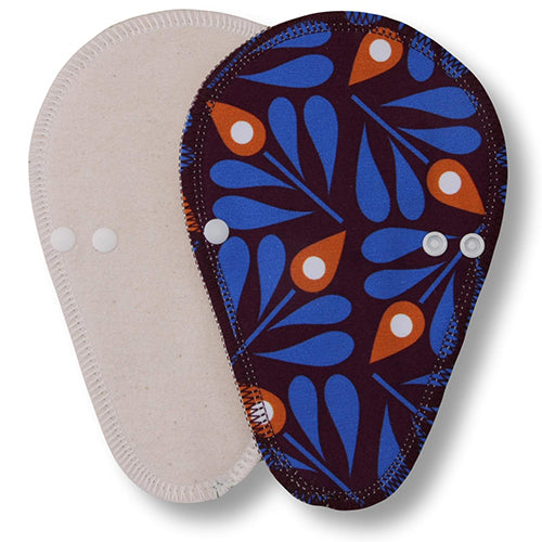 Reusable Tanga Cloth Panty Liners with Wings for Normal or Heavy Feminine Discharge; Organic Cotton or Bamboo Washable Daily Thong Pads for Women, Girls and Teens, MADE IN EU; NOT for Menstrual Period