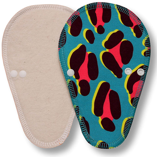 Reusable Tanga Cloth Panty Liners with Wings for Normal or Heavy Feminine Discharge; Organic Cotton or Bamboo Washable Daily Thong Pads for Women, Girls and Teens, MADE IN EU; NOT for Menstrual Period