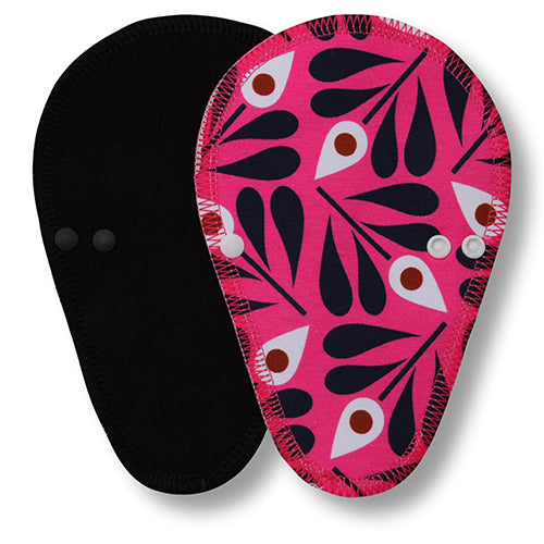Reusable Tanga Cloth Panty Liners with Wings for Normal or Heavy Feminine Discharge; Organic Cotton or Bamboo Washable Daily Thong Pads for Women, Girls and Teens, MADE IN EU; NOT for Menstrual Period