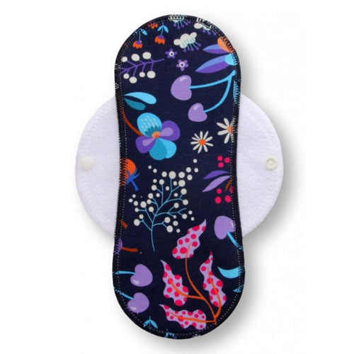 Reusable Cloth Menstrual Pads for Period with Wings; Washable Sanitary Towels for Women, Girls and Teens, Organic Cotton or Bamboo Feminine Liners MADE IN EU; for light and heavy flow, incontinence