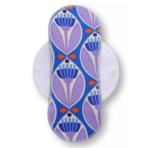 Reusable Cloth Menstrual Pads for Period with Wings; Washable Sanitary Towels for Women, Girls and Teens, Organic Cotton or Bamboo Feminine Liners MADE IN EU; for light and heavy flow, incontinence