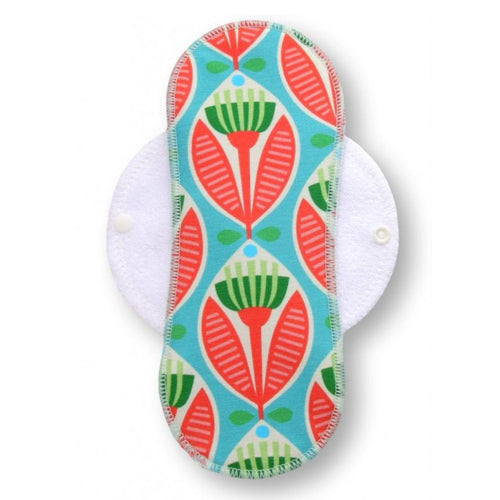 Reusable Cloth Menstrual Pads for Period with Wings; Washable Sanitary Towels for Women, Girls and Teens, Organic Cotton or Bamboo Feminine Liners MADE IN EU; for light and heavy flow, incontinence