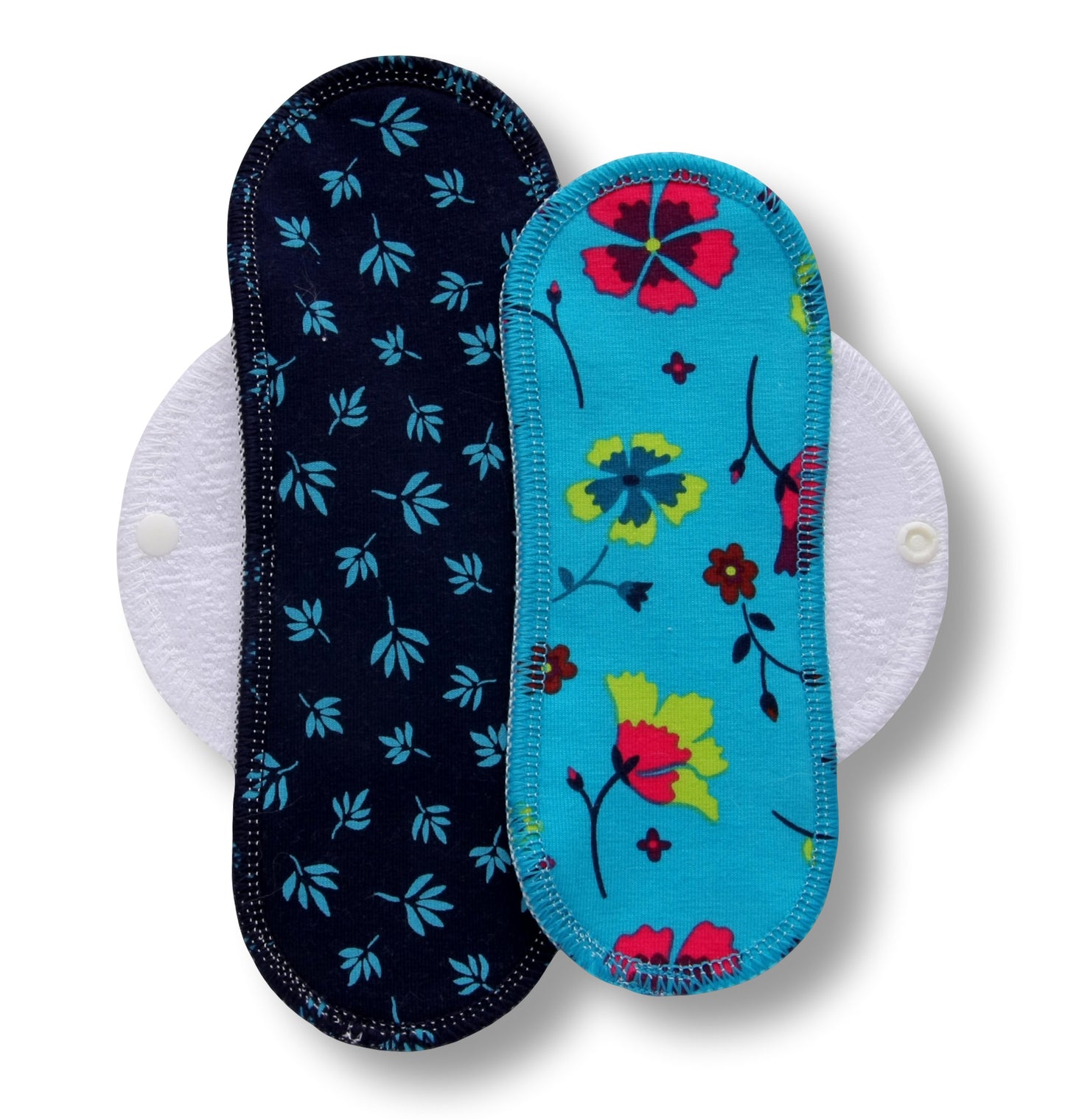 Racman Reusable Cloth Menstrual Pads for Period with Wings; Washable Sanitary Towels for Women, Girls and Teens, Organic Cotton or Bamboo Feminine Liners MADE IN EU; for light and heavy flow, incontinence; also proudly manufactured under other trusted brand names like Natissy