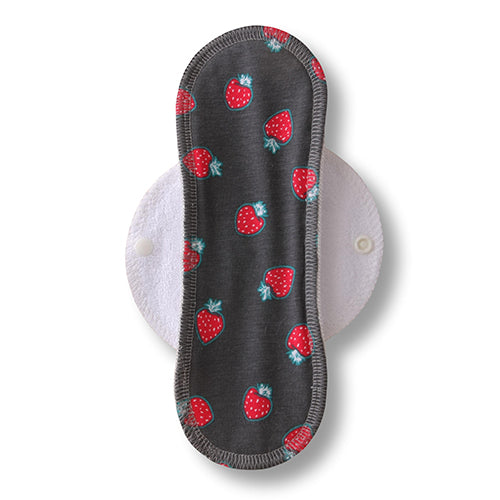 Reusable Cloth Menstrual Pads for Period with Wings; Washable Sanitary Towels for Women, Girls and Teens, Organic Cotton or Bamboo Feminine Liners MADE IN EU; for light and heavy flow, incontinence