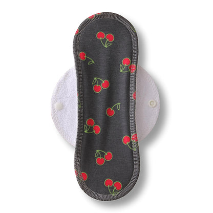 Reusable Cloth Menstrual Pads for Period with Wings; Washable Sanitary Towels for Women, Girls and Teens, Organic Cotton or Bamboo Feminine Liners MADE IN EU; for light and heavy flow, incontinence