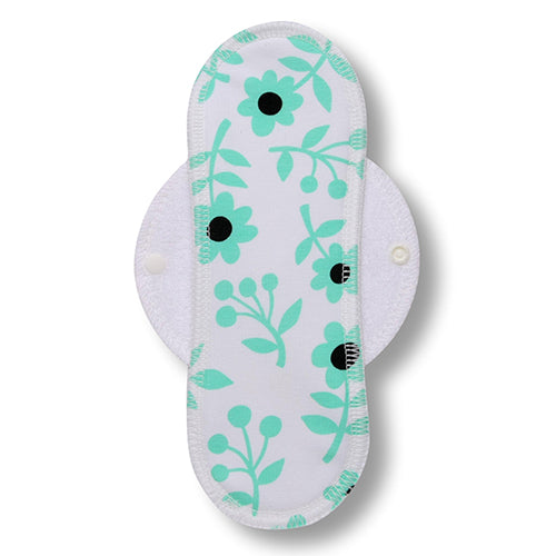 Reusable Cloth Menstrual Pads for Period with Wings; Washable Sanitary Towels for Women, Girls and Teens, Organic Cotton or Bamboo Feminine Liners MADE IN EU; for light and heavy flow, incontinence