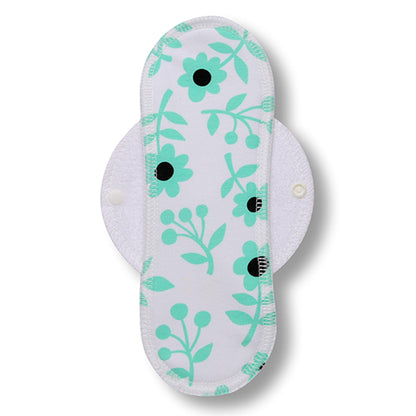 Reusable Cloth Menstrual Pads for Period with Wings; Washable Sanitary Towels for Women, Girls and Teens, Organic Cotton or Bamboo Feminine Liners MADE IN EU; for light and heavy flow, incontinence