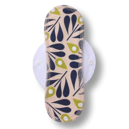 Reusable Cloth Menstrual Pads for Period with Wings; Washable Sanitary Towels for Women, Girls and Teens, Organic Cotton or Bamboo Feminine Liners MADE IN EU; for light and heavy flow, incontinence
