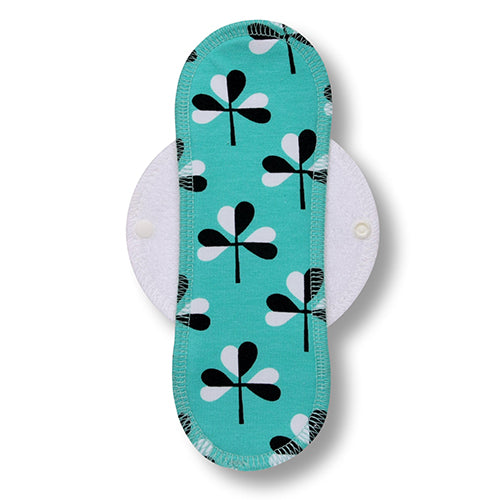 Reusable Cloth Menstrual Pads for Period with Wings; Washable Sanitary Towels for Women, Girls and Teens, Organic Cotton or Bamboo Feminine Liners MADE IN EU; for light and heavy flow, incontinence