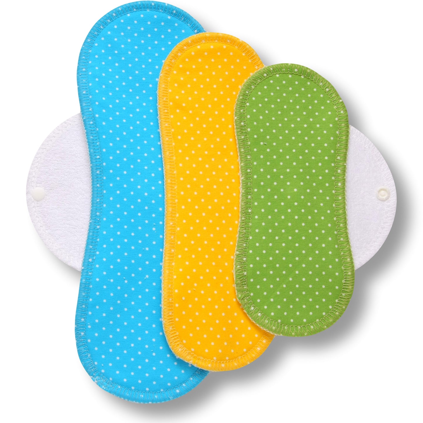 Racman Reusable Cloth Menstrual Pads for Period with Wings; Washable Sanitary Towels for Women, Girls and Teens, Organic Cotton or Bamboo Feminine Liners MADE IN EU; for light and heavy flow, incontinence; also proudly manufactured under other trusted brand names like Natissy