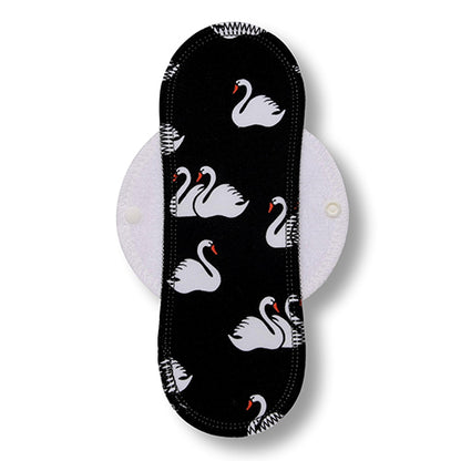 Reusable Cloth Menstrual Pads for Period with Wings; Washable Sanitary Towels for Women, Girls and Teens, Organic Cotton or Bamboo Feminine Liners MADE IN EU; for light and heavy flow, incontinence