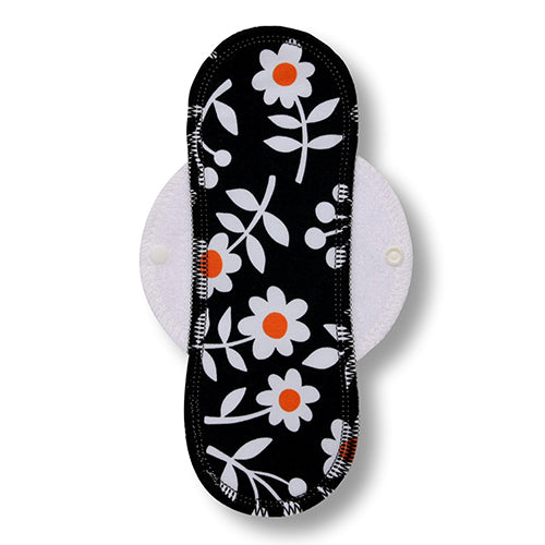 Reusable Cloth Menstrual Pads for Period with Wings; Washable Sanitary Towels for Women, Girls and Teens, Organic Cotton or Bamboo Feminine Liners MADE IN EU; for light and heavy flow, incontinence