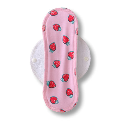 Reusable Cloth Menstrual Pads for Period with Wings; Washable Sanitary Towels for Women, Girls and Teens, Organic Cotton or Bamboo Feminine Liners MADE IN EU; for light and heavy flow, incontinence