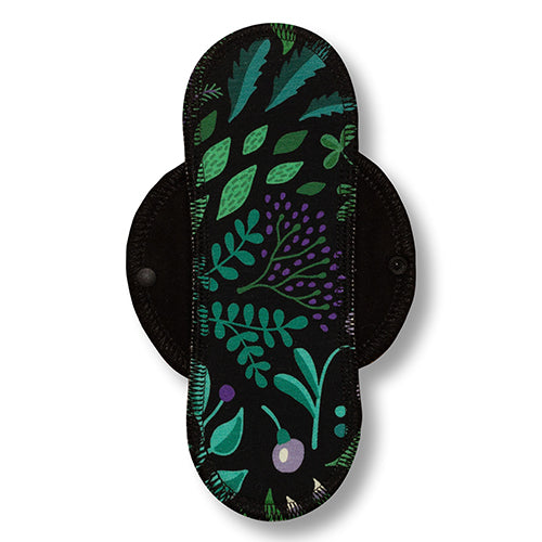 Reusable Cloth Menstrual Pads for Period with Wings; Washable Sanitary Towels for Women, Girls and Teens, Organic Cotton or Bamboo Feminine Liners MADE IN EU; for light and heavy flow, incontinence
