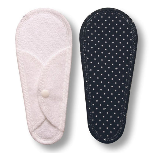 Reusable Cloth Menstrual Pads for Period with Wings; Washable Sanitary Towels for Women, Girls and Teens, Organic Cotton or Bamboo Feminine Liners MADE IN EU; for light and heavy flow, incontinence