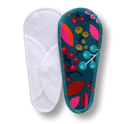 Reusable Cloth Menstrual Pads for Period with Wings; Washable Sanitary Towels for Women, Girls and Teens, Organic Cotton or Bamboo Feminine Liners MADE IN EU; for light and heavy flow, incontinence