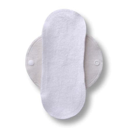 Reusable Cloth Panty Liners with Wings; Thin Washable Daily Pads for Women, Girls and Teens, Organic Cotton or Bamboo Feminine Liners for Normal Vaginal Discharge MADE IN EU; NOT for Menstrual Period