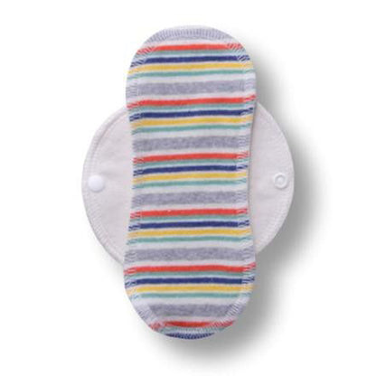 Reusable Cloth Panty Liners with Wings; Thin Washable Daily Pads for Women, Girls and Teens, Organic Cotton or Bamboo Feminine Liners for Normal Vaginal Discharge MADE IN EU; NOT for Menstrual Period
