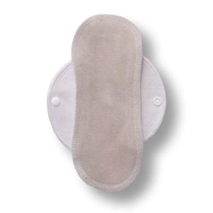 Reusable Cloth Panty Liners with Wings; Thin Washable Daily Pads for Women, Girls and Teens, Organic Cotton or Bamboo Feminine Liners for Normal Vaginal Discharge MADE IN EU; NOT for Menstrual Period