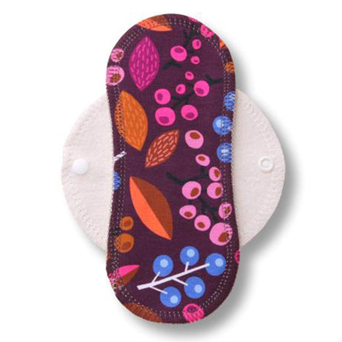 Reusable Cloth Panty Liners with Wings; Thin Washable Daily Pads for Women, Girls and Teens, Organic Cotton or Bamboo Feminine Liners for Normal Vaginal Discharge MADE IN EU; NOT for Menstrual Period
