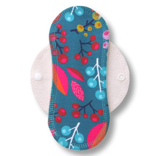 Reusable Cloth Panty Liners with Wings; Thin Washable Daily Pads for Women, Girls and Teens, Organic Cotton or Bamboo Feminine Liners for Normal Vaginal Discharge MADE IN EU; NOT for Menstrual Period
