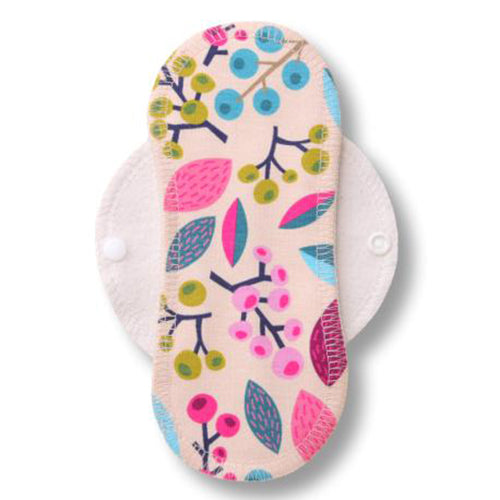 Reusable Cloth Panty Liners with Wings; Thin Washable Daily Pads for Women, Girls and Teens, Organic Cotton or Bamboo Feminine Liners for Normal Vaginal Discharge MADE IN EU; NOT for Menstrual Period