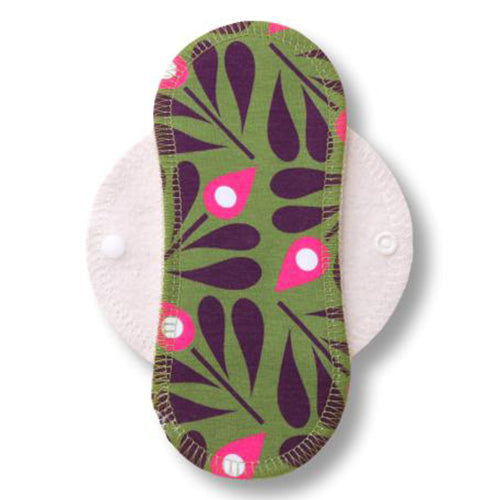 Reusable Cloth Panty Liners with Wings; Thin Washable Daily Pads for Women, Girls and Teens, Organic Cotton or Bamboo Feminine Liners for Normal Vaginal Discharge MADE IN EU; NOT for Menstrual Period