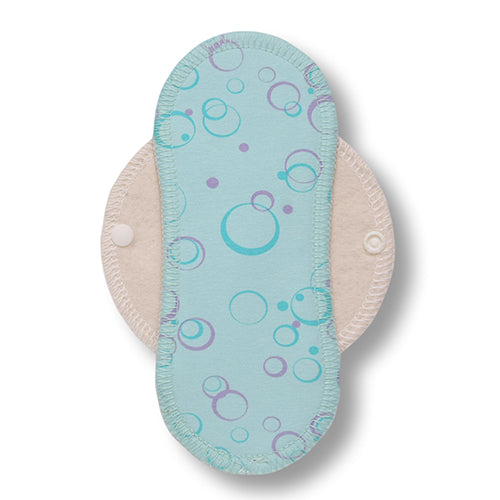 Reusable Cloth Panty Liners with Wings; Thin Washable Daily Pads for Women, Girls and Teens, Organic Cotton or Bamboo Feminine Liners for Normal Vaginal Discharge MADE IN EU; NOT for Menstrual Period