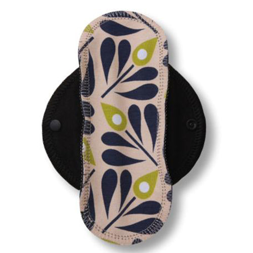 Reusable Cloth Panty Liners with Wings; Thin Washable Daily Pads for Women, Girls and Teens, Organic Cotton or Bamboo Feminine Liners for Normal Vaginal Discharge MADE IN EU; NOT for Menstrual Period