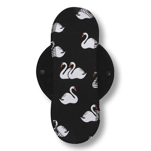 Reusable Cloth Panty Liners with Wings; Thin Washable Daily Pads for Women, Girls and Teens, Organic Cotton or Bamboo Feminine Liners for Normal Vaginal Discharge MADE IN EU; NOT for Menstrual Period