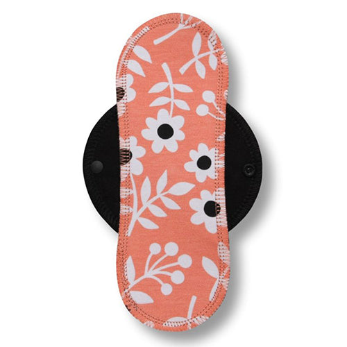 Reusable Cloth Panty Liners with Wings; Thin Washable Daily Pads for Women, Girls and Teens, Organic Cotton or Bamboo Feminine Liners for Normal Vaginal Discharge MADE IN EU; NOT for Menstrual Period
