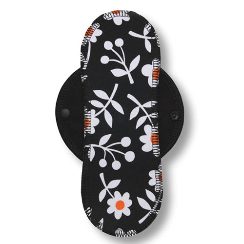 Reusable Cloth Panty Liners with Wings; Thin Washable Daily Pads for Women, Girls and Teens, Organic Cotton or Bamboo Feminine Liners for Normal Vaginal Discharge MADE IN EU; NOT for Menstrual Period