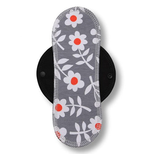 Reusable Cloth Panty Liners with Wings; Thin Washable Daily Pads for Women, Girls and Teens, Organic Cotton or Bamboo Feminine Liners for Normal Vaginal Discharge MADE IN EU; NOT for Menstrual Period