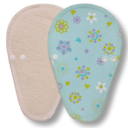Reusable Tanga Cloth Panty Liners with Wings for Normal or Heavy Feminine Discharge; Organic Cotton or Bamboo Washable Daily Thong Pads for Women, Girls and Teens, MADE IN EU; NOT for Menstrual Period