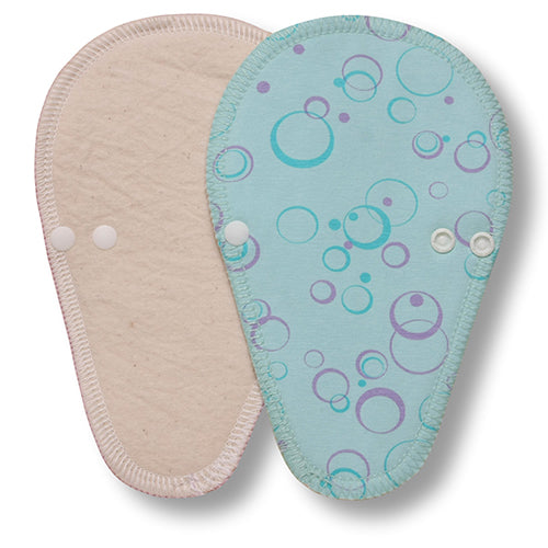 Reusable Tanga Cloth Panty Liners with Wings for Normal or Heavy Feminine Discharge; Organic Cotton or Bamboo Washable Daily Thong Pads for Women, Girls and Teens, MADE IN EU; NOT for Menstrual Period